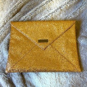 Gold Jenny Packham envelope purse